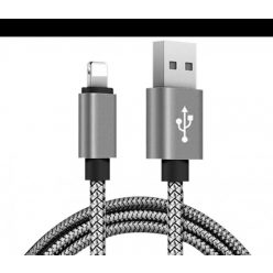   Extra strapabíró 1 méteres Lightning Iphone gyorstöltő és USB adatkábel