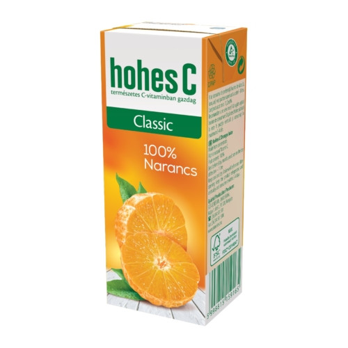 SIO Hohes C Narancs 100% 0,2l TETRA