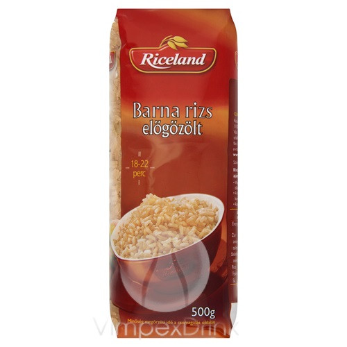 RICELAND BARNA ELŐGŐZÖLT RIZS 500G