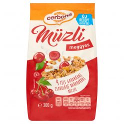 Cerbona müzli meggyes 200g