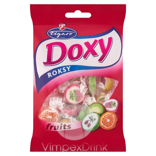 Doxy Roksy fruits figurás keménycukorka 90g /18/