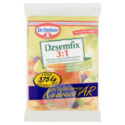 DR.OETKER DZSEMFIX SZUPER 3:1 3DBX25GR