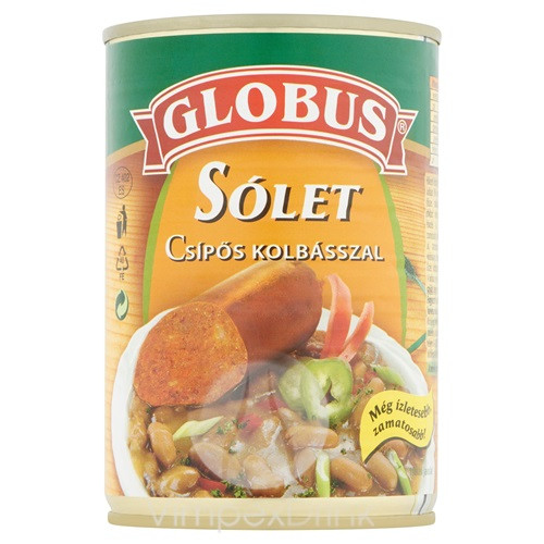 Globus Sólet csípős kolbásszal 400g /8/