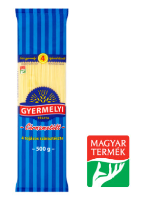 GYERMELYI TÉSZTA 4TOJ.CÉRNAMETÉLT 500g