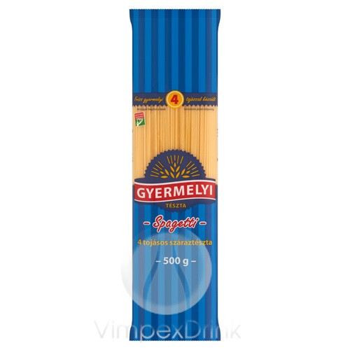 GYERMELYI TÉSZTA 4TOJ.SPAGETTI 500G