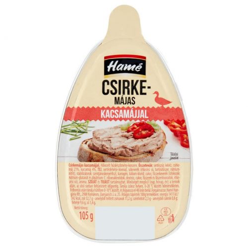 Hamé Csirkemájas kacsamájjal 105g