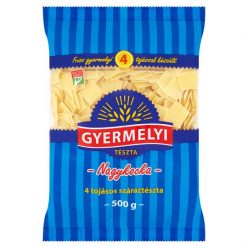 GYERMELYI TÉSZTA 4TOJ.NAGYKOCKA 500G