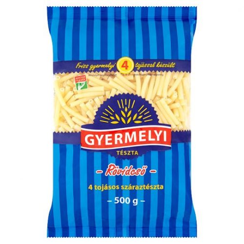 GYERMELYI TÉSZTA 4TOJ.RÖVIDCSŐ 500G