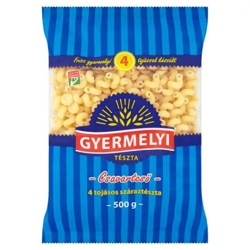 GYERMELYI TÉSZTA 4TOJ.CSAVARTCSŐ 500G