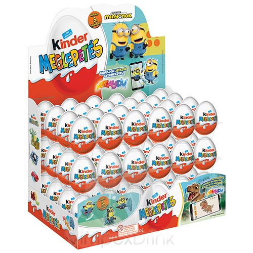 KINDER SURPRISE Csokitojás  Fiús 20g /72/