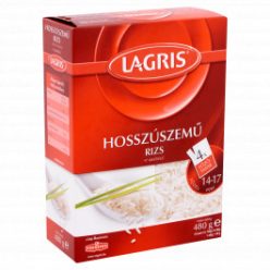 PODRAVKA Lagris Hosszúszemű Főzőtas. rizs 480 g