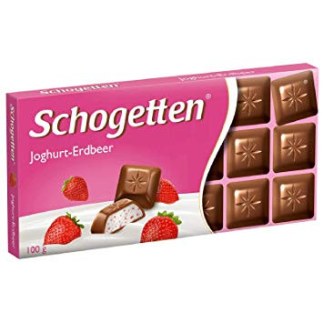 Schogetten Táblás Yoghurt-eper 100g /15/