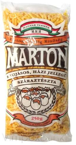 Marton Tészta Spagetti 8 tojásos 250g