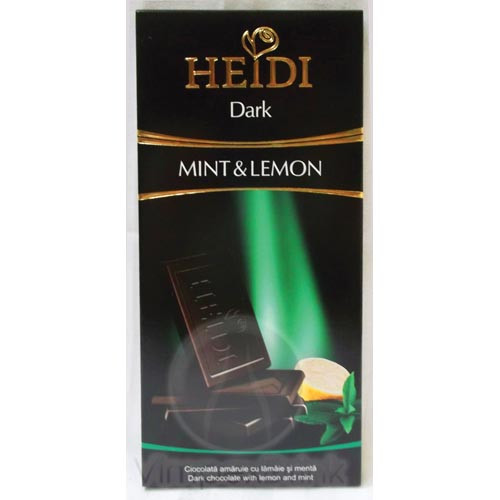 Heidi Dark menta-citrom csokoládé 80g /20/