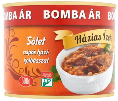 HÁZIAS ÍZEK SÓLET CSÍPŐS KOLBÁSZ 500G