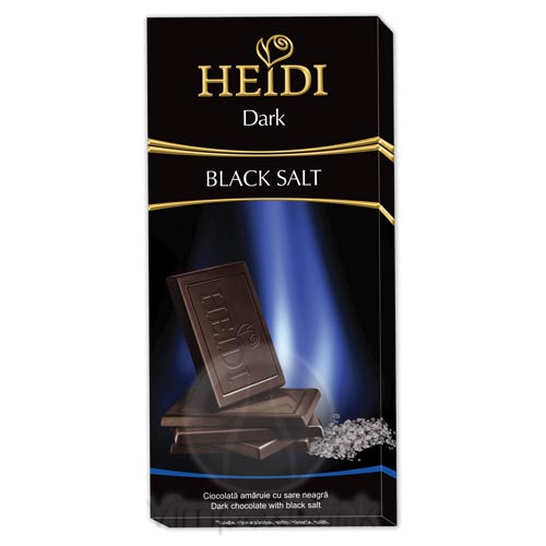 Heidi Étcsokoládé sós Dark Black Salt  80g /20/