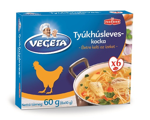 PODRAVKA VEGETA KOCKA TYÚKHÚSLEVES 60G