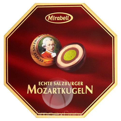 Mirabell Mozart golyó 6 db 100g dob.