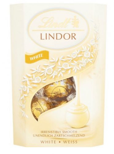 Lindt Lindor White tejcsok.golyók díszdob.200g/8/