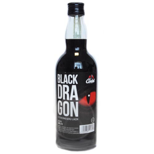 CSEVI Black Dragon Keserű Szeszesital 0,5l 34% vv. gy