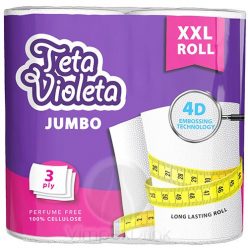   Violeta háztartási törlő prémium Jumbo XXL 2 tek.3 réteg 100% cell.