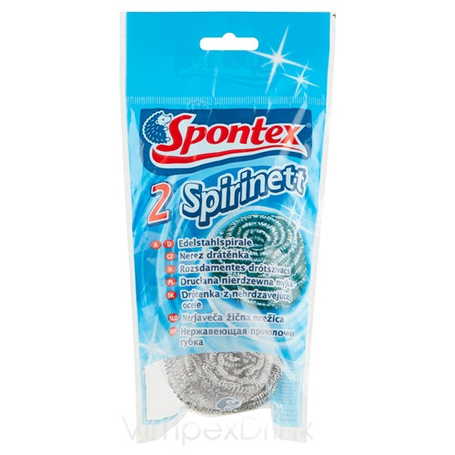 Spontex Spirinett fém dörzsi 2db