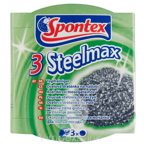 Spontex Steelmax fém dörzsi 3db