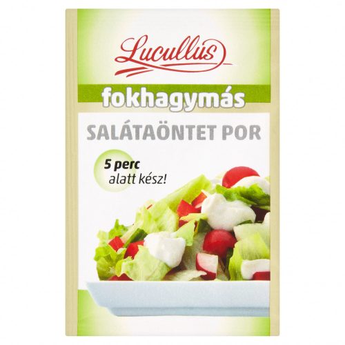 LUCULLUS SALÁTAÖNTET POR FOKHAGYMÁS 12G