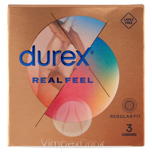 Durex óvszer 3db Real Feel