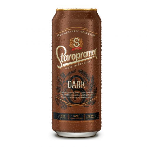 Staropramen DARK 0,5l dobozos /24/