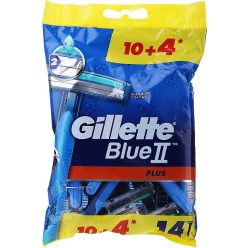 Gillette BlueII Plus Eldobható férfi borotva 10+4db