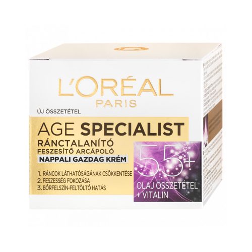 L'Oreal AgeSpecialist arckrém 55+ nappali 50ml