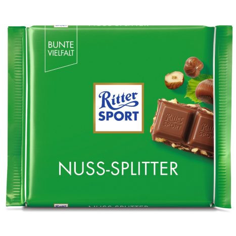 Ritter Sport Darabos Mogyorós 100g /12/