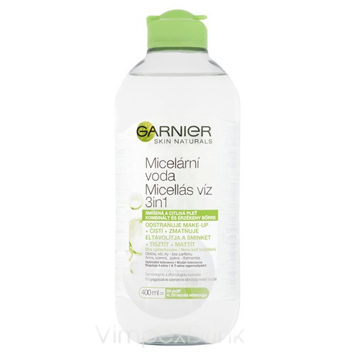 Garnier SN Micellás víz 3in1 400ml kombinált és érzékeny bőrre