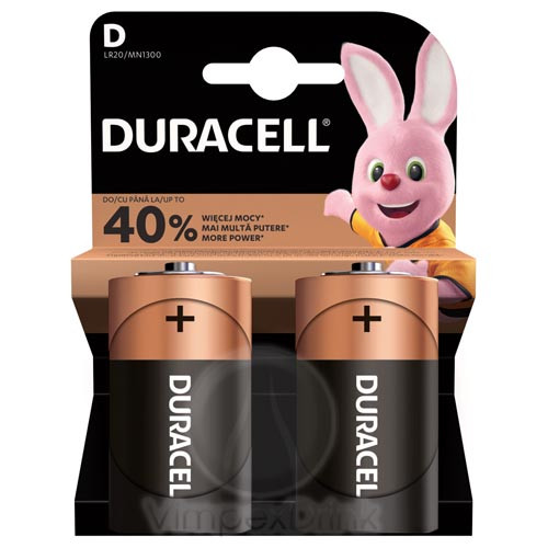 Duracell Basic D2  LR20 2db