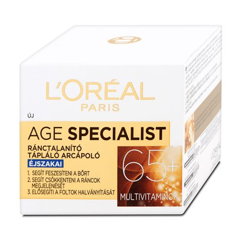 L'Oreal AgeSpecialist éjszakai arckrém 65+ 50ml