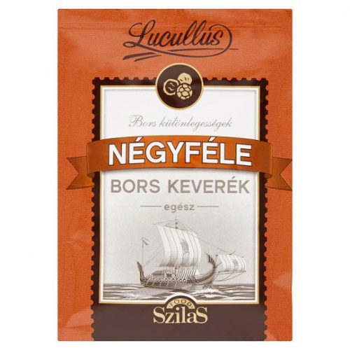 LUCULLUS NÉGYFÉLE BORS EGÉSZ 15G