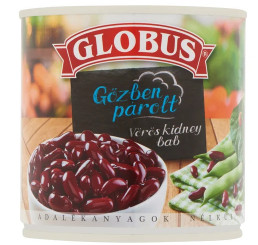 GLOBUS KONZERV Vörös Kidney bab fémd. 326g/285g TZ.