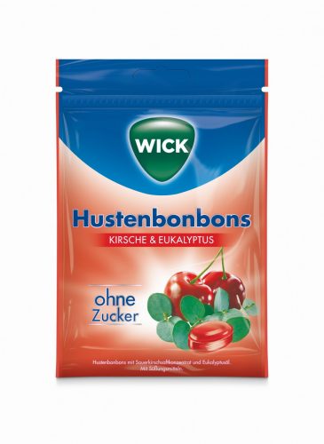 Wick Cseresznye és Eukaliptusz ízű torokc.cukorm. 72g