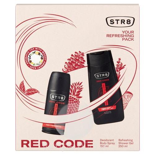 STR8 Set Red Code Deo150ml + Tus.250ml