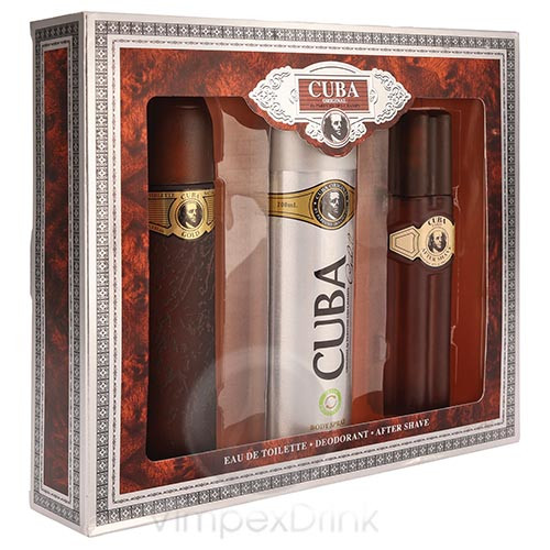 CUBA SET 3DB DOBOZ FéRFI EDT 100ML+AFTER 100ML+DEO 200ML