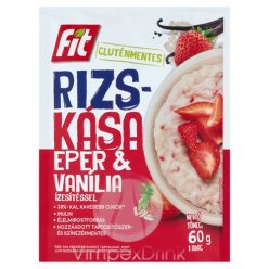   FIT reggeli Rizskása eper darabokkal és vanília ízesítéssel. 60g /20/