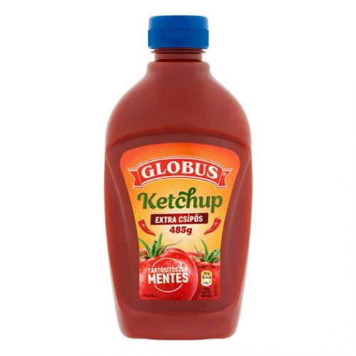 GLOBUS KETCHUP EXTRA CSÍPŐS 450G/485G