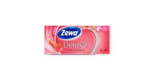 ZEWA DELUXE PAPÍRZS 3RÉT.STRAWBERRY 90DB