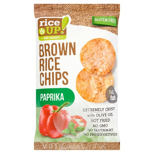 Rice Up Rizs Chips Paprikás 60g /24/