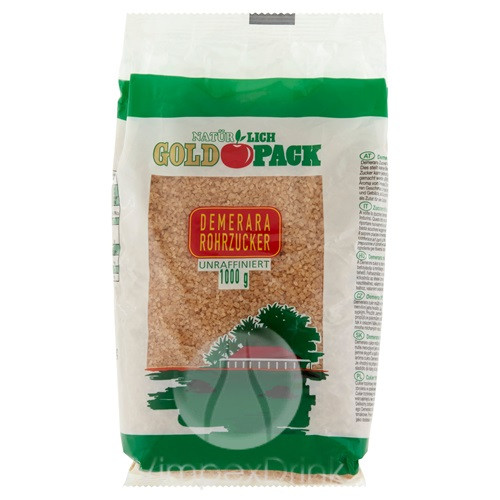 GOLDPACK DEMERARA NÁDCUKOR 1KG