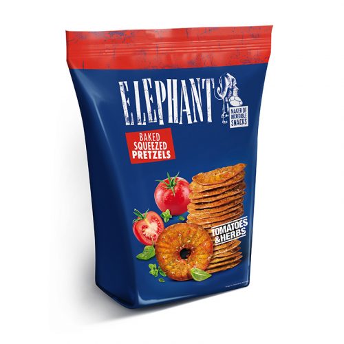 ELEPHANT chips-tallér 70g paradicsomos fűszeres