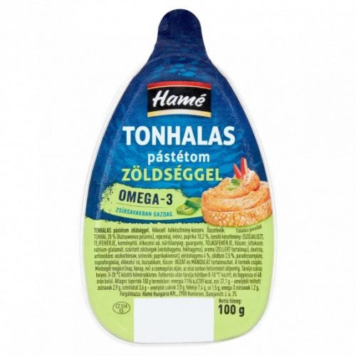 Hamé Tonhalas krém zöldséggel 100g /16/