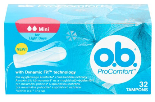 OB tampon Procomfort Bloss. 32db Mini