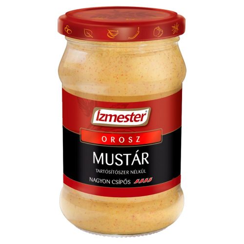 ÍZMESTER MUSTáR TüZES 288G